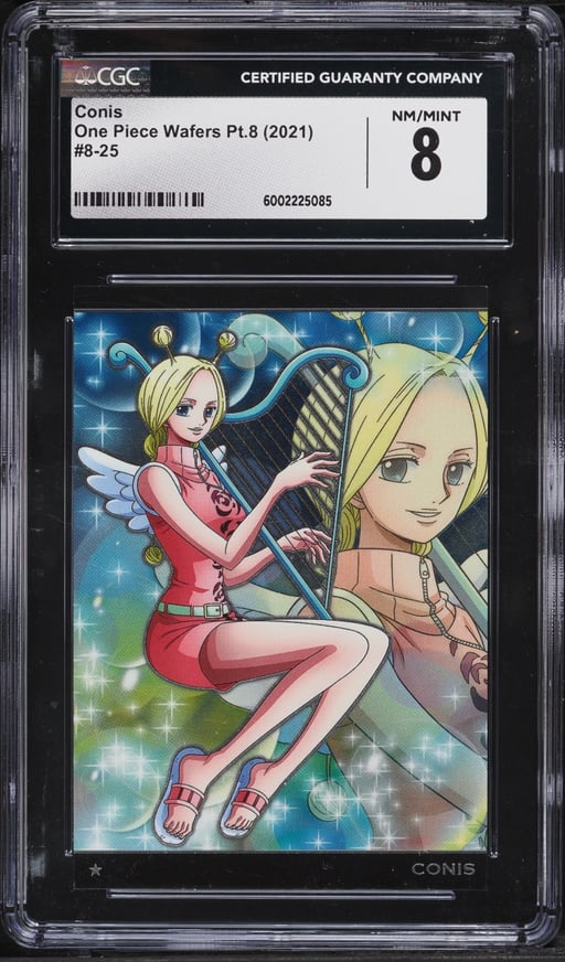 2021 One Piece Japanese Wafers Pt.8 Conis #8 CGC 8 NM-MT