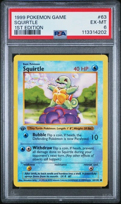 1999 POKEMON BASE SET 1ST EDITIO