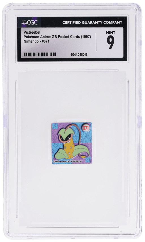 1997 Pokemon Anime Gameboy Pocket Card Japanese Red Back Victreebel #071 CGC 9