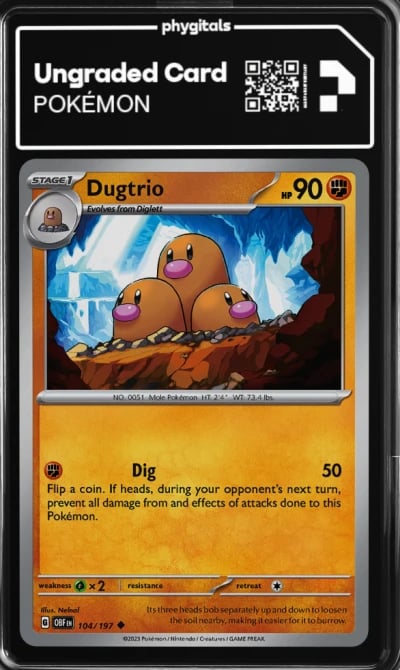 2023 Dugtrio Obsidian Flames #10