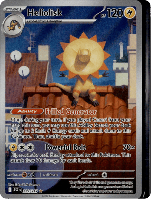 2026 Heliolisk #229 Ascended Heroes