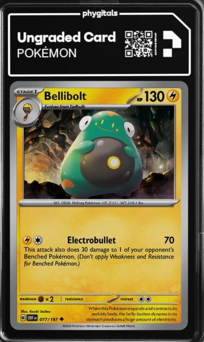2023 Bellibolt Obsidian Flames #