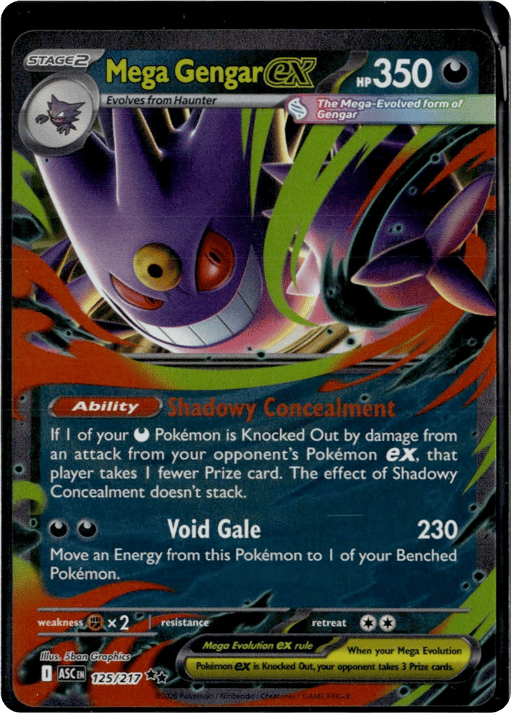 2026 Mega Gengar ex #125 Ascended Heroes