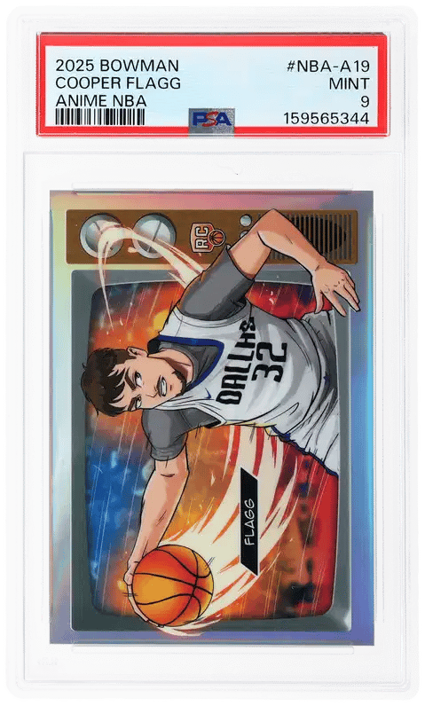 2025 Bowman Anime NBA Cooper Flagg #NBA-A19 PSA 9