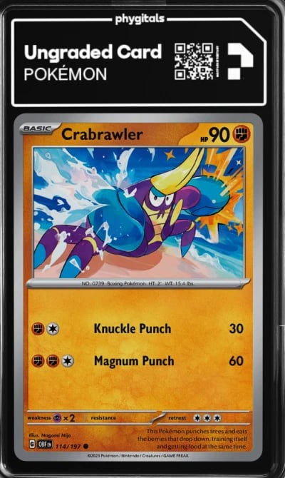 2023 Crabrawler Obsidian Flames 