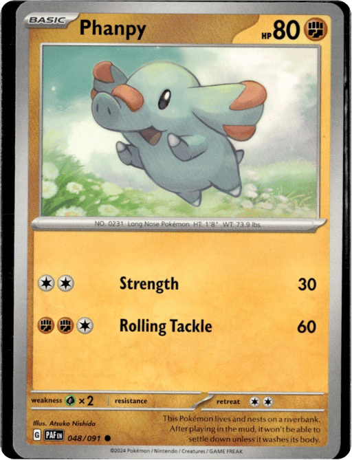2024 Phanpy #48 Paldean Fates