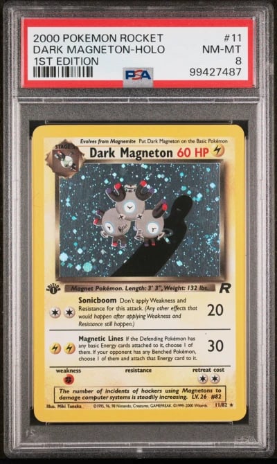 2000 POKEMON ROCKET 1ST ED #11 D
