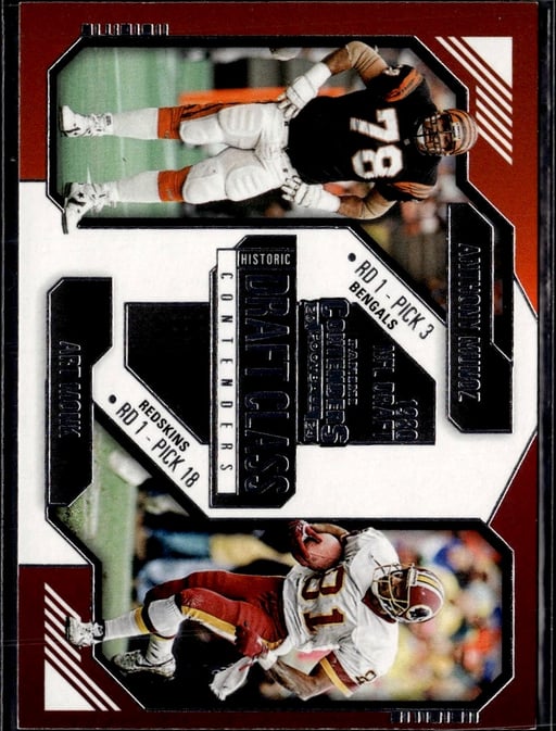 2024 Anthony Munoz / Art Monk #4 Contenders Historic Draft Class