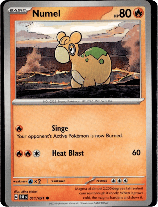2024 Numel #11 Paldean Fates