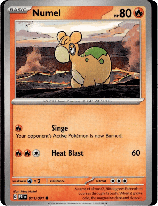 2024 Numel #11 Paldean Fates