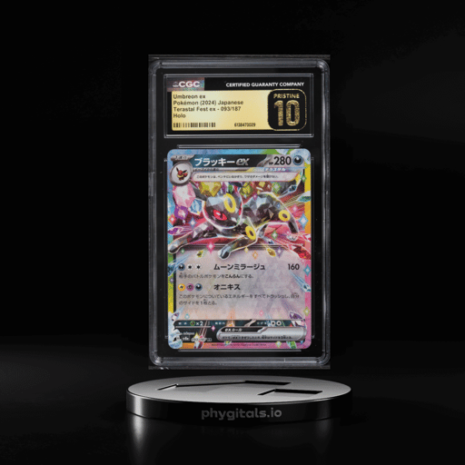 2024 Pokemon Japanese Scarlet & Violet Terastal Fest Ex Holo Umbreon EX #93 CGC 10 PRISTINE