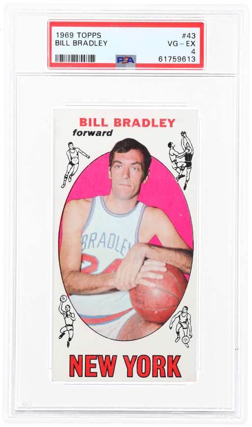 1969 Topps Bill Bradley #43 PSA 4