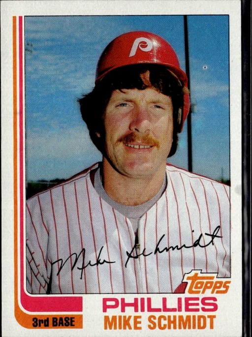 1982 Mike Schmidt #100 Baseball