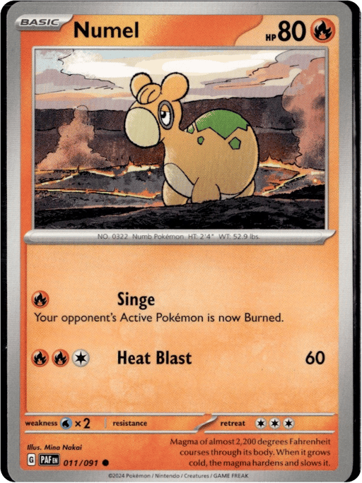 2024 Numel #11 Paldean Fates