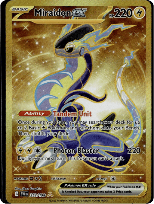 2023 Miraidon ex #253 Scarlet & Violet