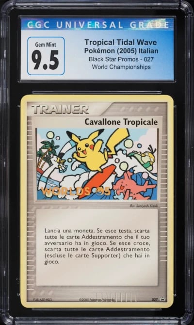 2005 Pokemon Italian Black Star 