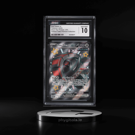 2025 Pokemon SV Promo Paldean Fates Premium Full Art Iron Treads EX #73 CGC 10 GEM MINT