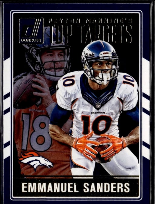 2016 Emmanuel Sanders #7 Peyton Manning's Top Targets