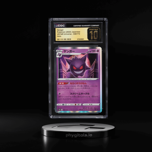 2022 Pokemon Japanese Sword & Shield VSTAR Universe Holo Gengar #48 CGC 10 PRISTINE