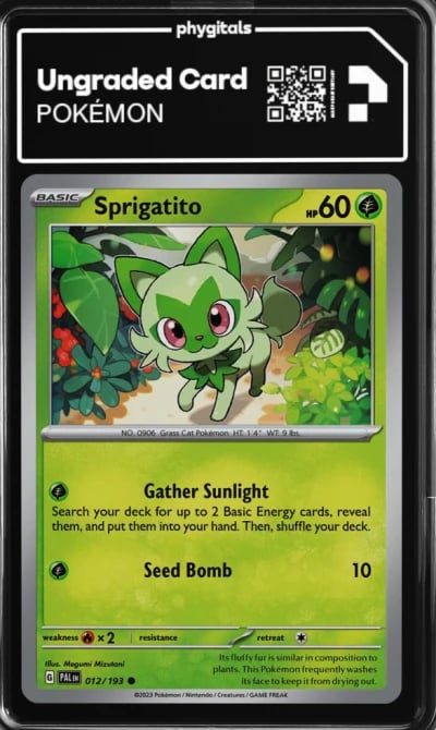 2023 Sprigatito Paldea Evolved #