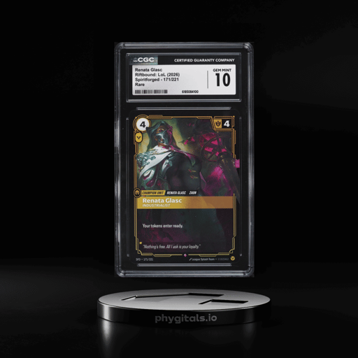 2026 Riftbound League Of Legends LoL Spiritforged Renata Glasc #171 CGC 10 GEM MINT