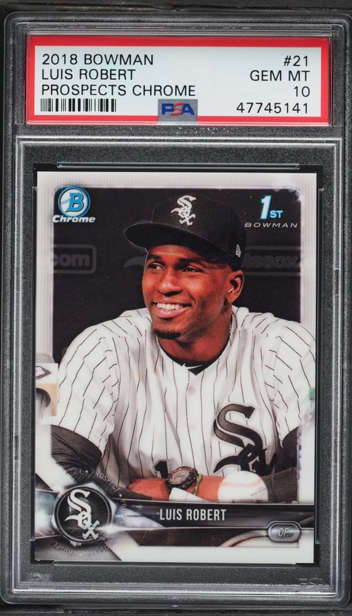 2018 Bowman Chrome Luis Robert PROSPECT #BCP21 PSA 10 GEM MINT