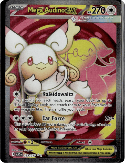 2026 Mega Audino ex #253 Ascended Heroes