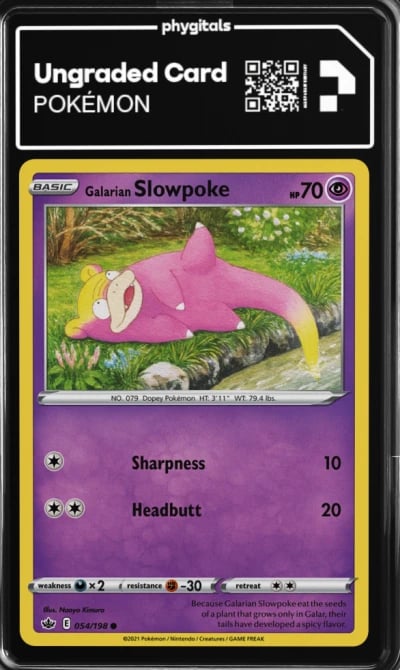 2021 Galarian Slowpoke Chilling 