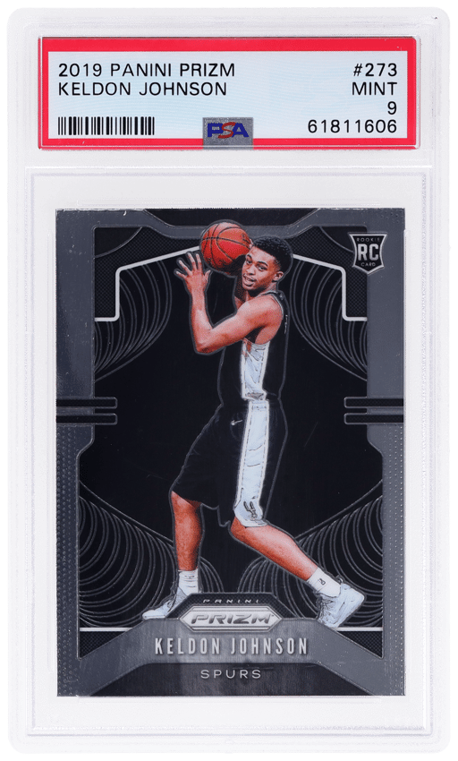 2019 Panini Prizm Keldon Johnson #273 PSA 9