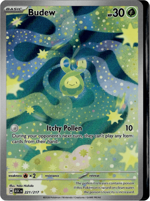 2026 Budew #221 Ascended Heroes