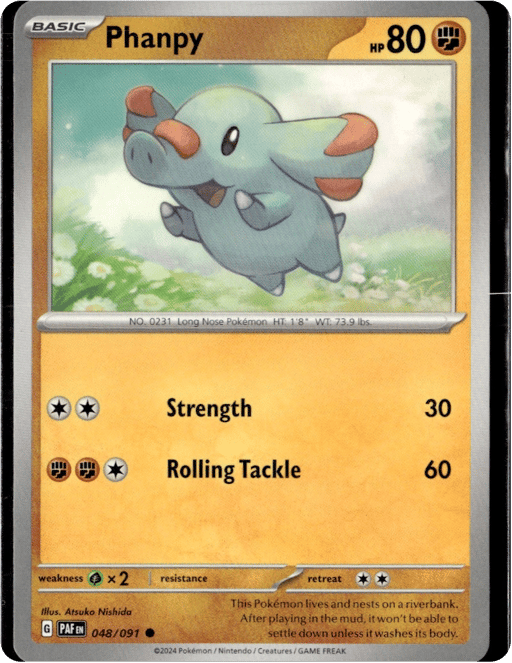2024 Phanpy #48 Paldean Fates