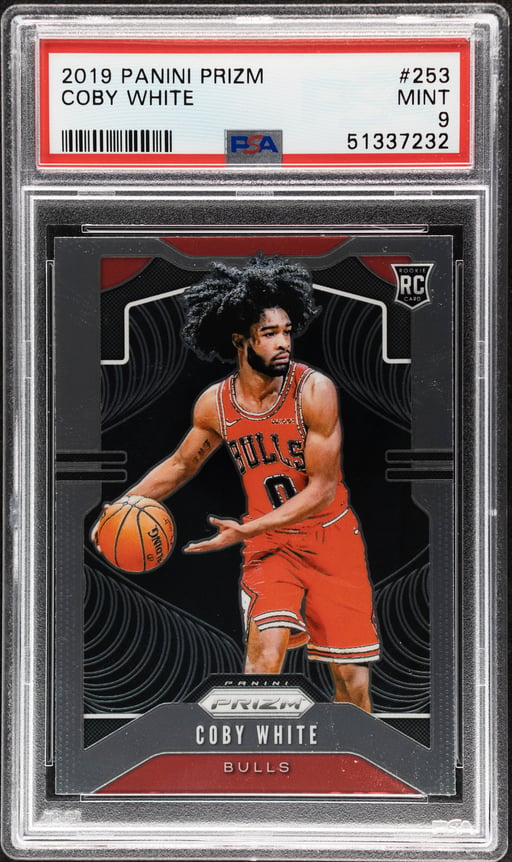2019 Panini Prizm Coby White #253 PSA 9