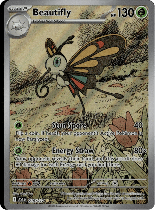 2026 Beautifly #219 Ascended Heroes