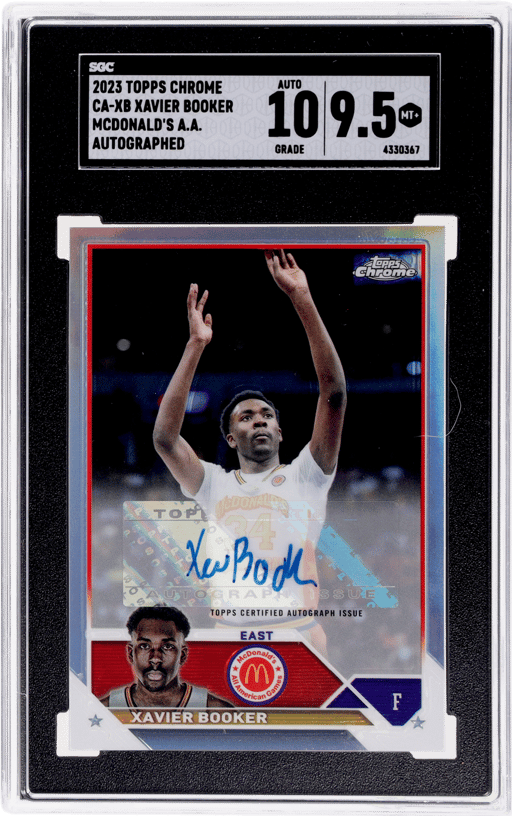 2023 Topps Chrome Mcdonald's All American Autograph Xavier Booker #CAXB SGC 9.5