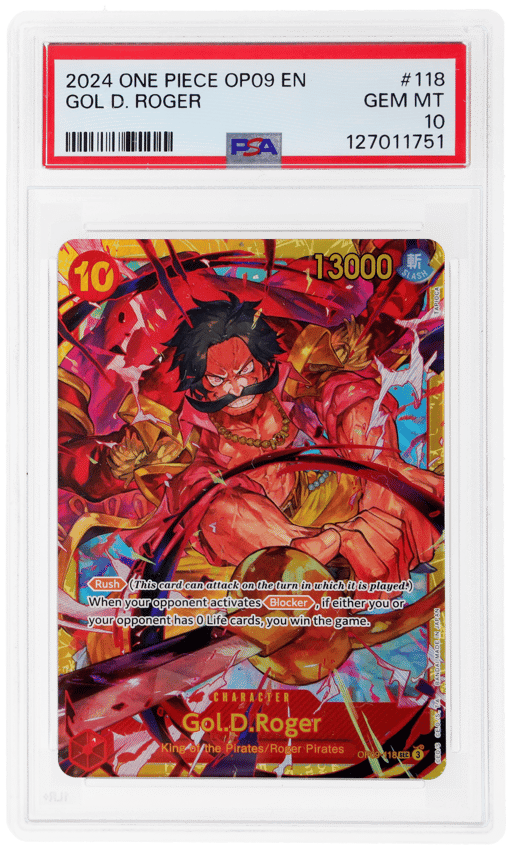 2024 One Piece Emperors In the New World Gol D Roger #OP09118 PSA 10