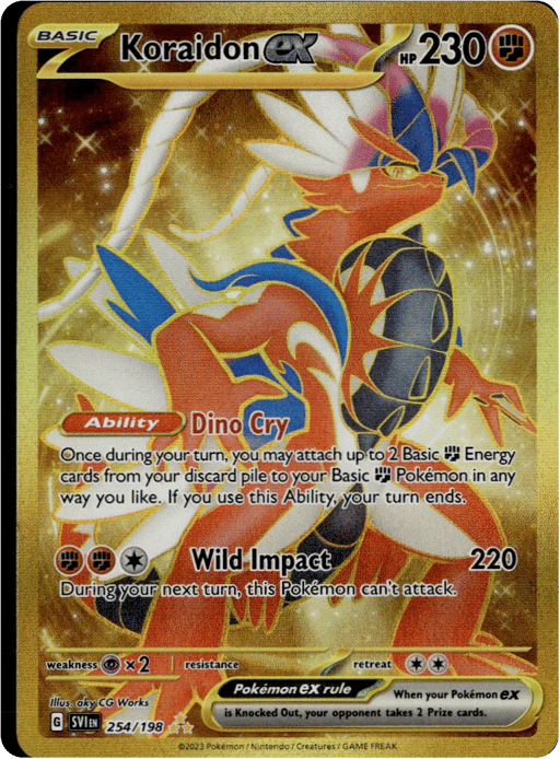 2023 Koraidon ex #254 Scarlet & Violet
