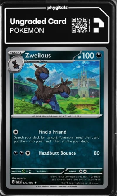 2023 Zweilous Paldea Evolved #13