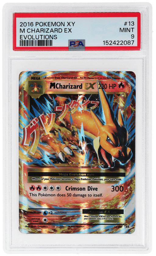 2016 Pokemon XY Evolutions M Charizard Ex #13 PSA 9
