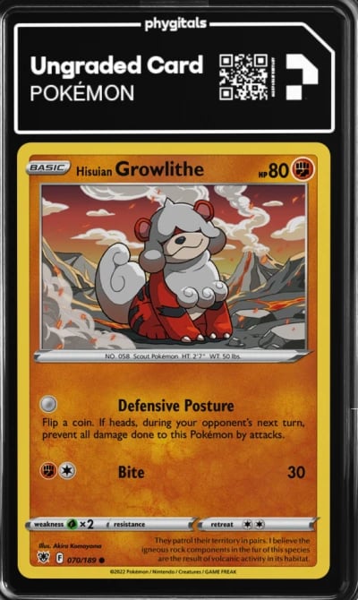 2022 Hisuian Growlithe Astral Ra