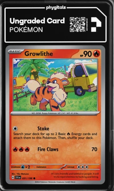 2023 Growlithe Scarlet & Violet 