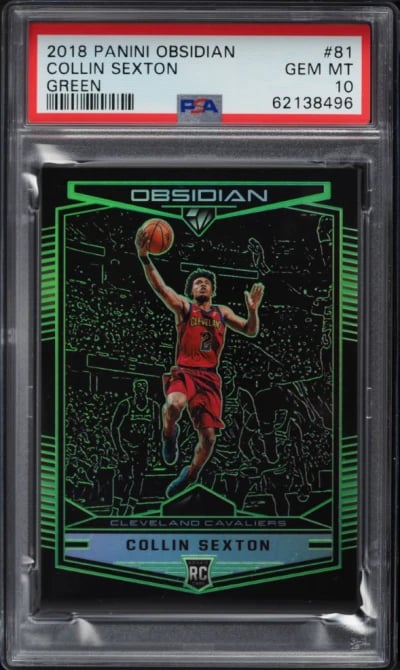 2018 Panini Obsidian Green Colli