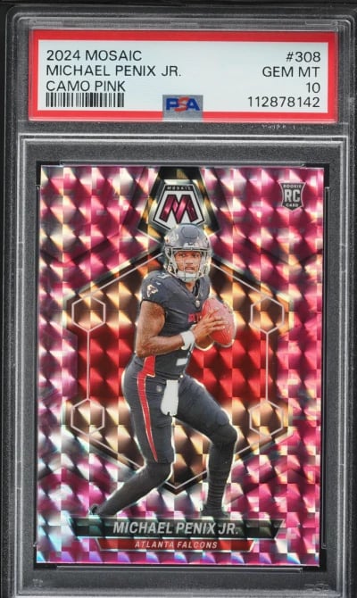 2024 Panini Mosaic Pink Camo Mic