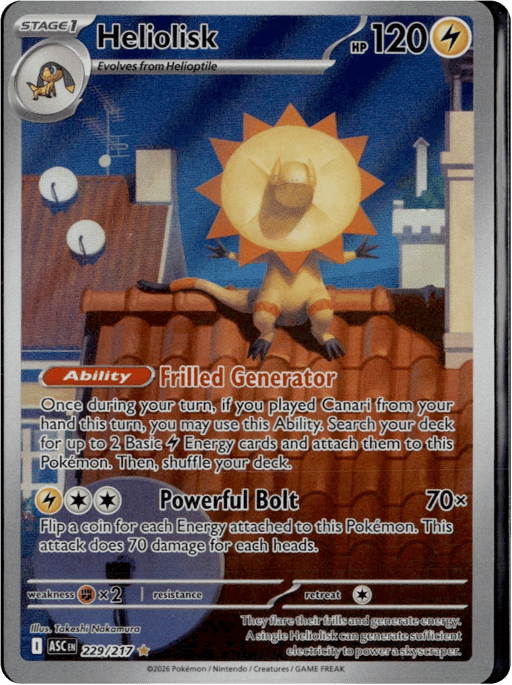 2026 Heliolisk #229 Ascended Heroes