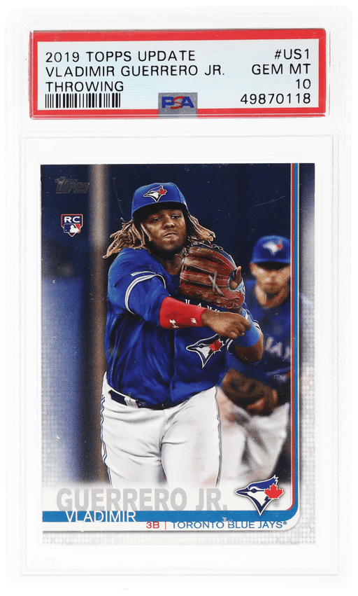 2019 Topps Update Throwing Vladimir Guerrero Jr. #US1 PSA 10