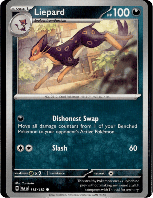 2023 Liepard #115 Paradox Rift
