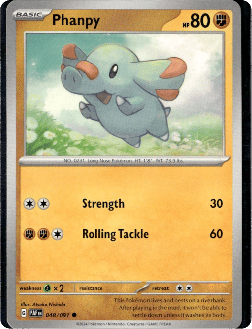2024 Phanpy #48 Paldean Fates