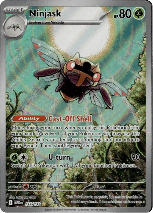 2025 Ninjask #137 Mega Evolution