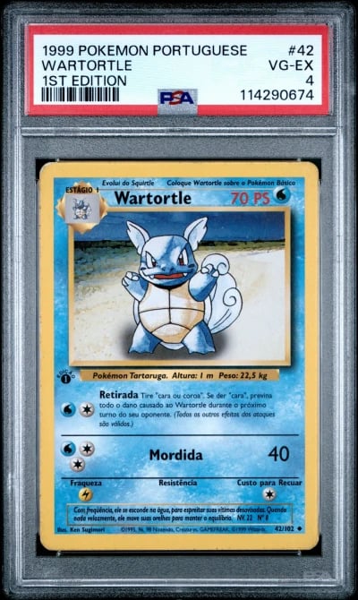 1999 POKEMON PORTUGUESE 1ST ED #