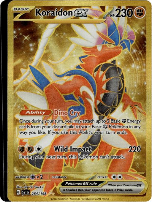 2023 Koraidon ex #254 Scarlet & Violet