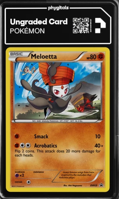 2012 Meloetta BW Black Star Prom